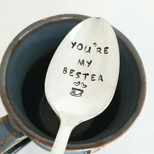 Stainless Steel Tea Spoon - Birthday Gift - Best Friend Valentine's day engraved